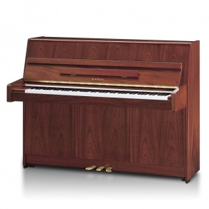 Kawai K15 Upright Piano in Mahogany